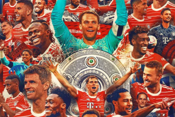 Bayern Munich wins 11th straight Bundesliga title after Borussia Dortmund draws on dramatic final day