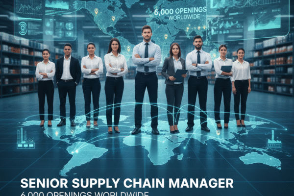 Senior Supply Chain Manager (6,000 Openings Worldwide)