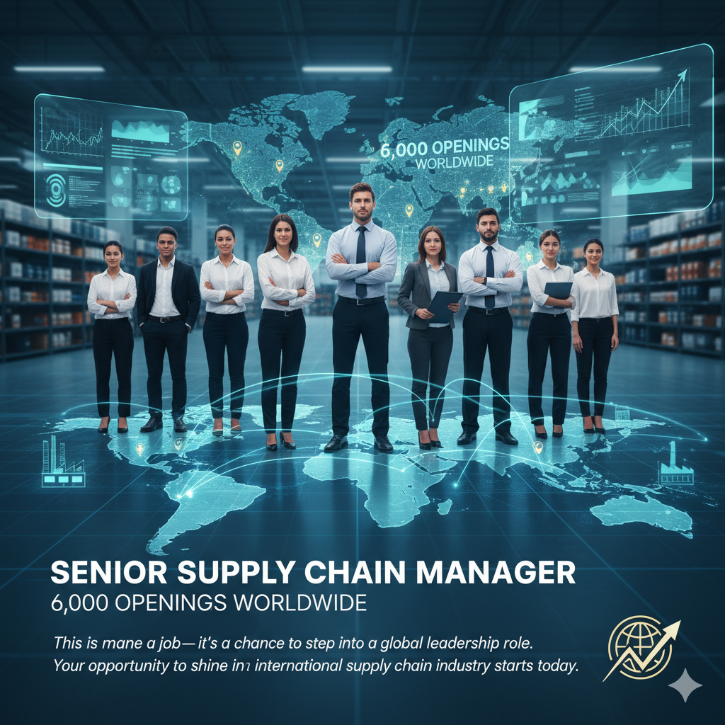 Senior Supply Chain Manager (6,000 Openings Worldwide)