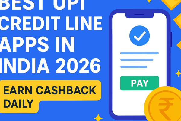 Best UPI Credit Line Apps in India 2026 Earn Cashback Daily