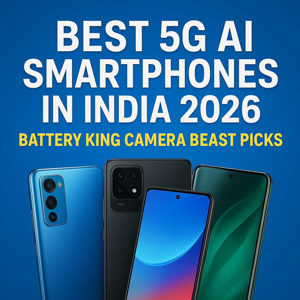 Best 5G AI Smartphones in India 2026 Battery King Camera Beast Picks
