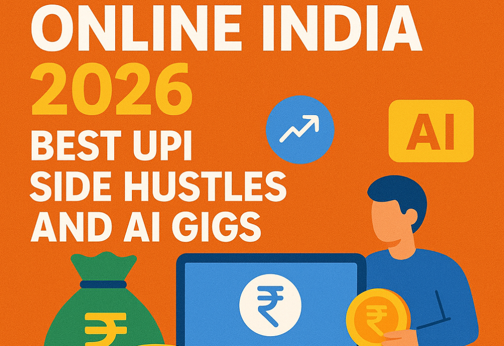 Earn Money Online India 2026 Best UPI Side Hustles and AI Gigs