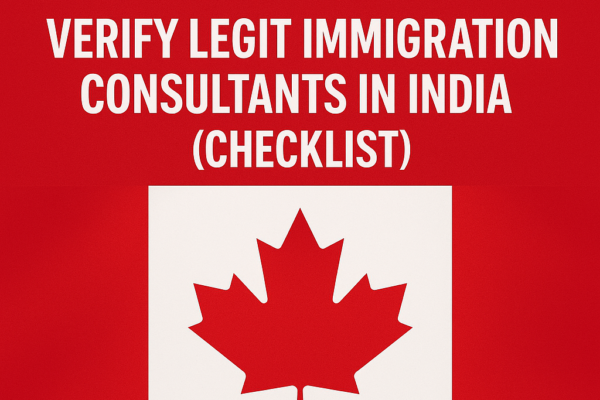 Canada PR in 2026: Verify Legit Immigration Consultants in India (Checklist)