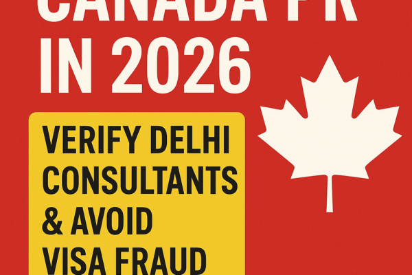 Canada PR in 2026: Verify Delhi Consultants & Avoid Visa Fraud Fast