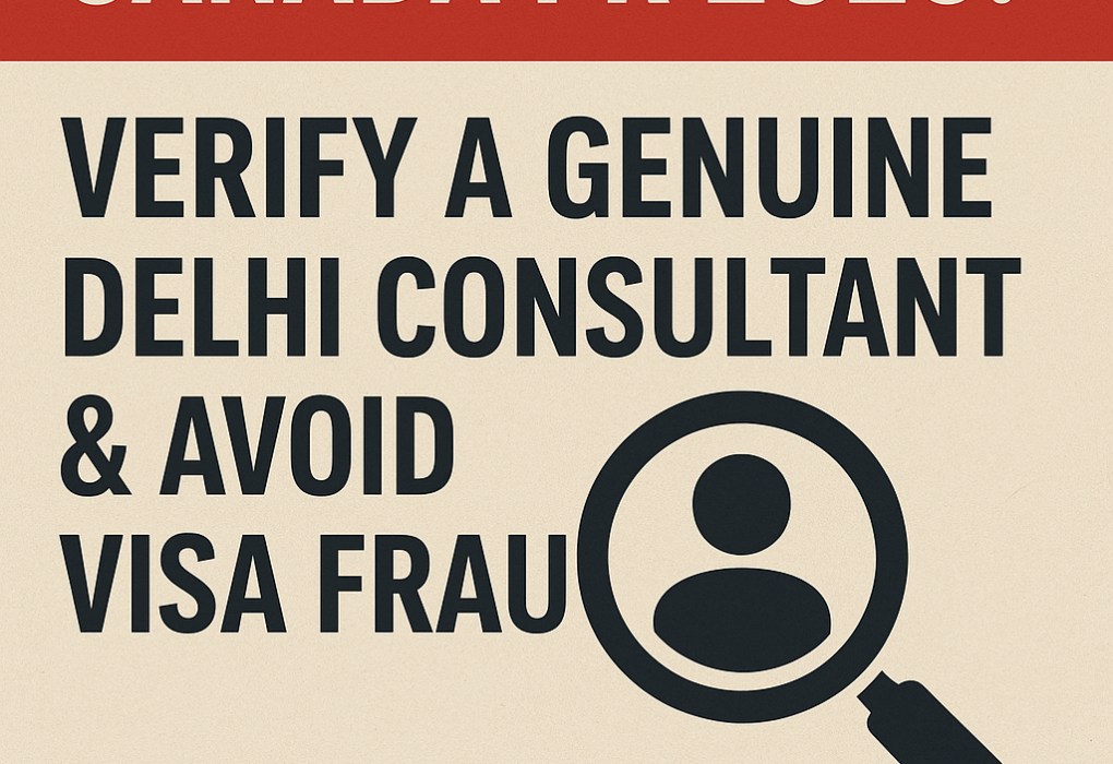 Canada PR 2026: Verify a Genuine Delhi Consultant & Avoid Visa Fraud