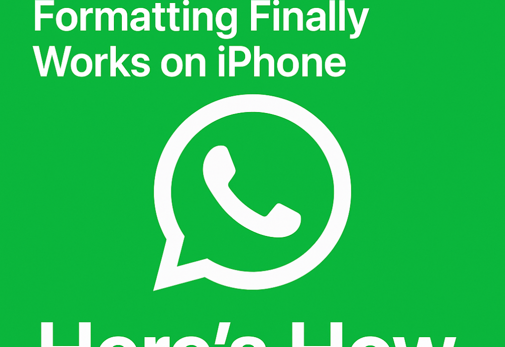 WhatsApp Spoiler Text Formatting Finally Works on iPhone Here’s How