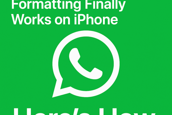 WhatsApp Spoiler Text Formatting Finally Works on iPhone Here’s How