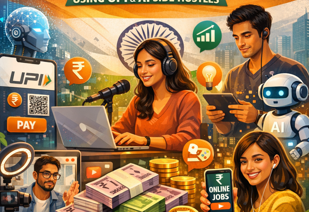 How Indians Earn Online in 2026 Using UPI and AI Side Hustles