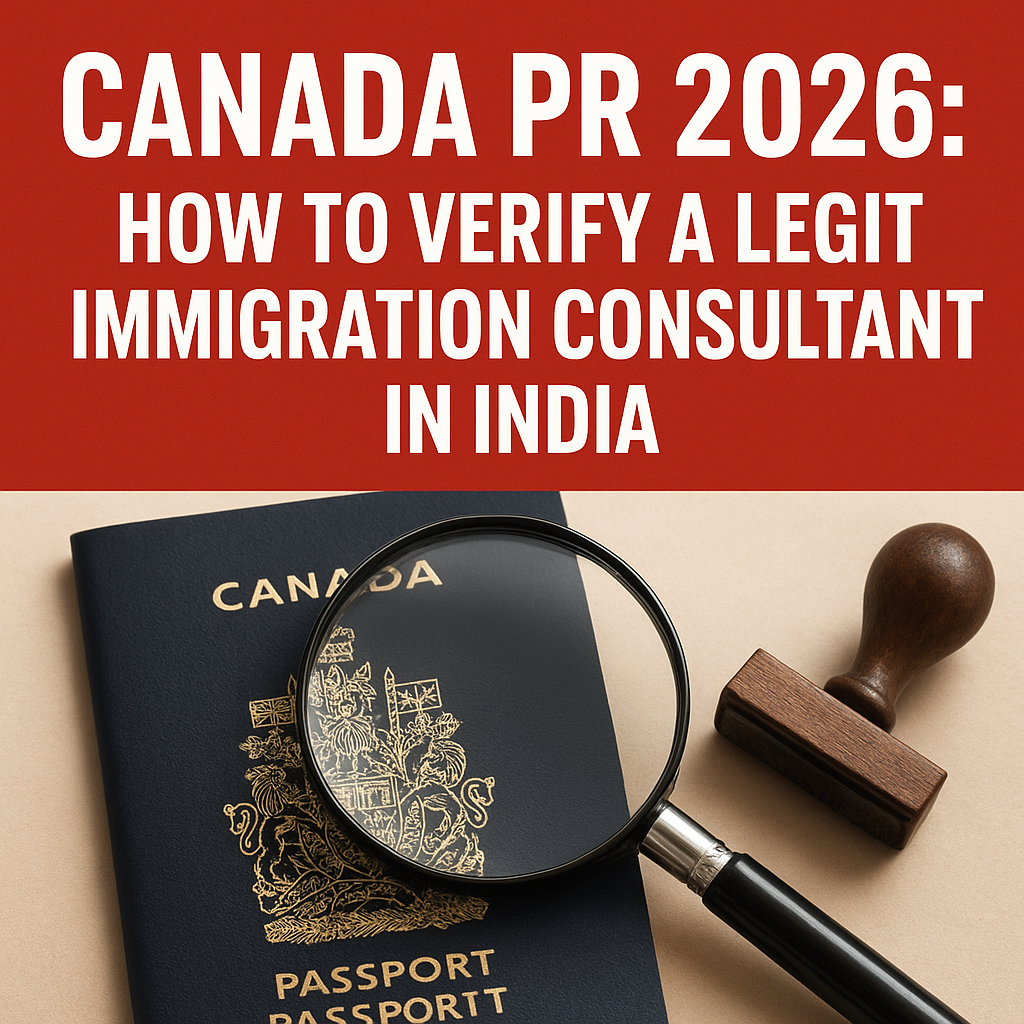 Canada PR 2026: How to Verify a Legit Immigration Consultant in India