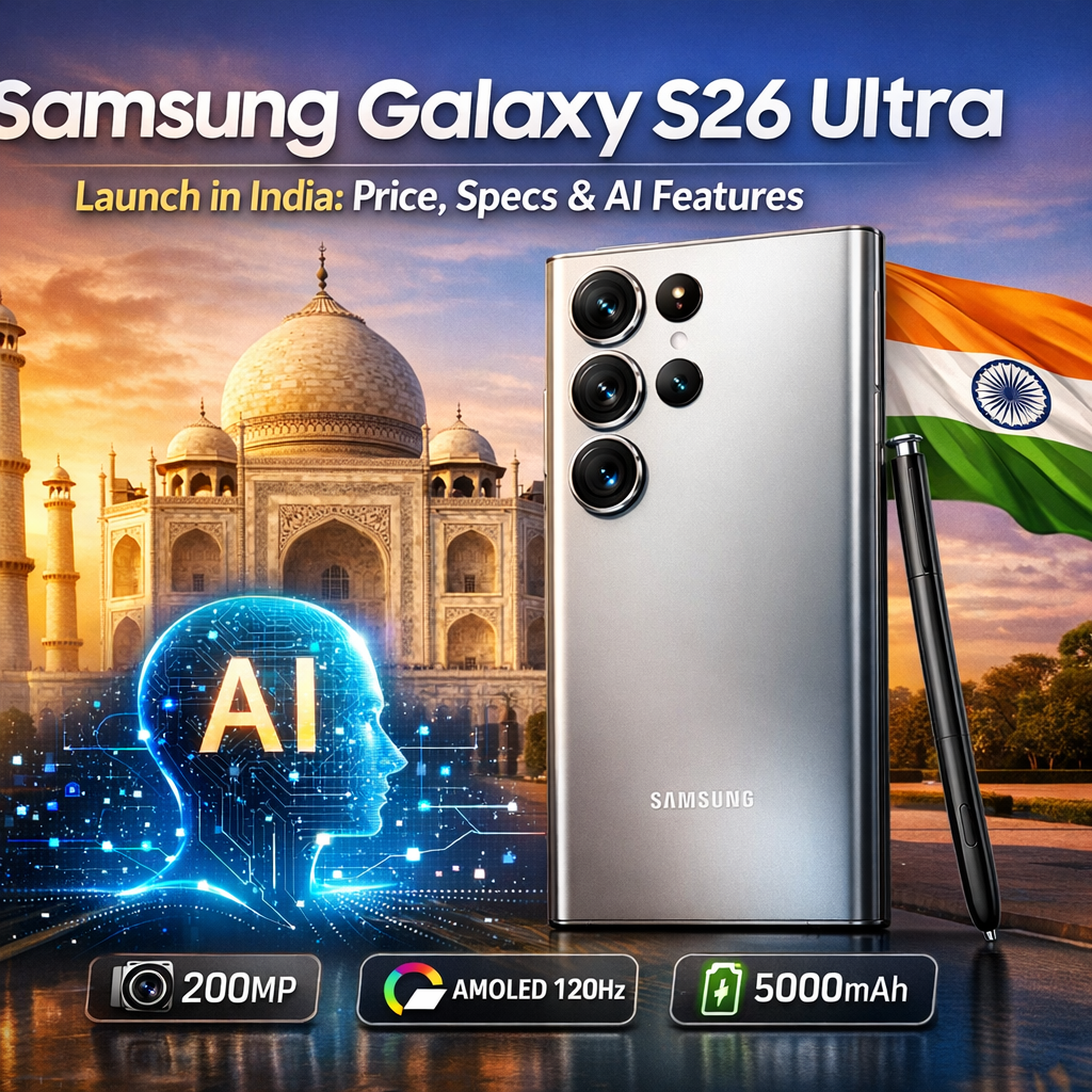 Samsung Galaxy S26 Ultra Launch in India Price Specs and AI Features