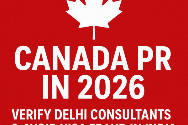 Canada PR in 2026: Verify Delhi Consultants & Avoid Visa Fraud in India
