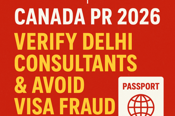 Canada PR 2026: Verify Delhi Consultants & Avoid Visa Fraud in India