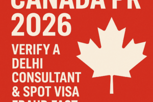 Canada PR 2026: Verify a Delhi Consultant & Spot Visa Fraud Fast