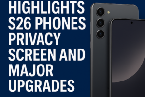 Samsung Galaxy Unpacked Highlights S26 Phones Privacy Screen and Major Upgrades