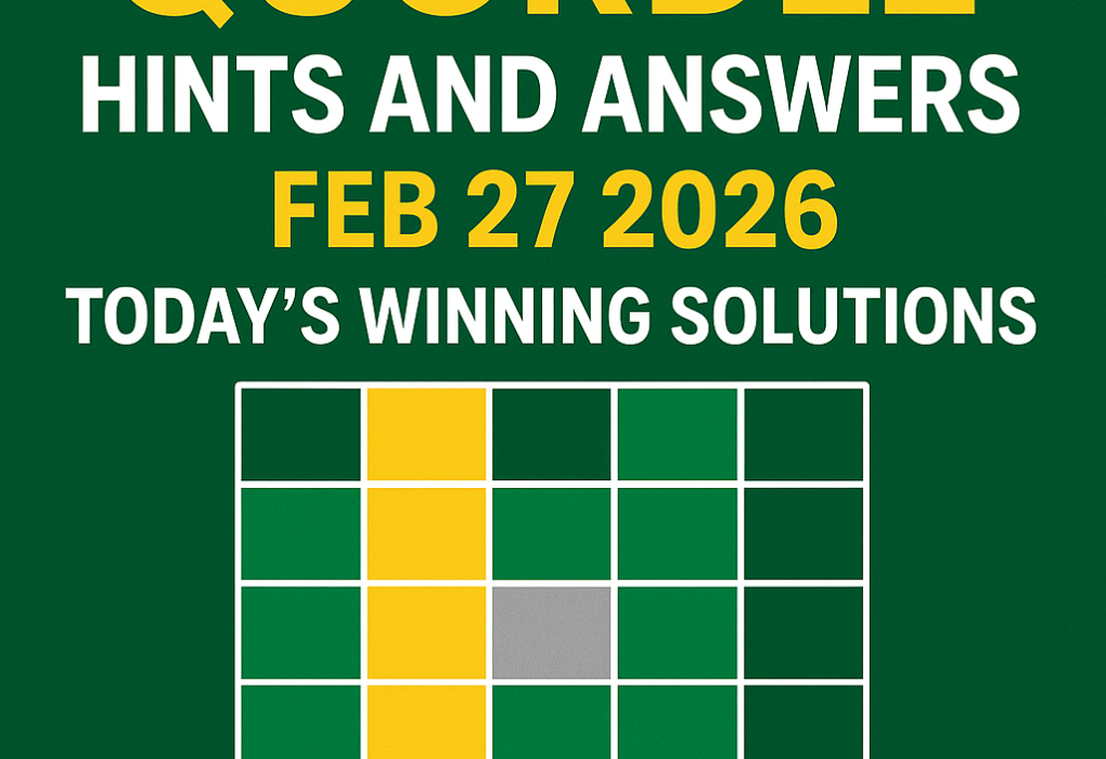 Quordle Hints and Answers for Feb 27 2026 Today’s Winning Solutions