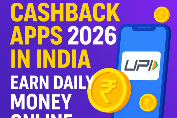 Best UPI Cashback Apps 2026 in India Earn Daily Money Online