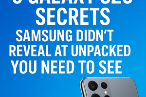 9 Galaxy S26 Secrets Samsung Didn’t Reveal at Unpacked You Need to See