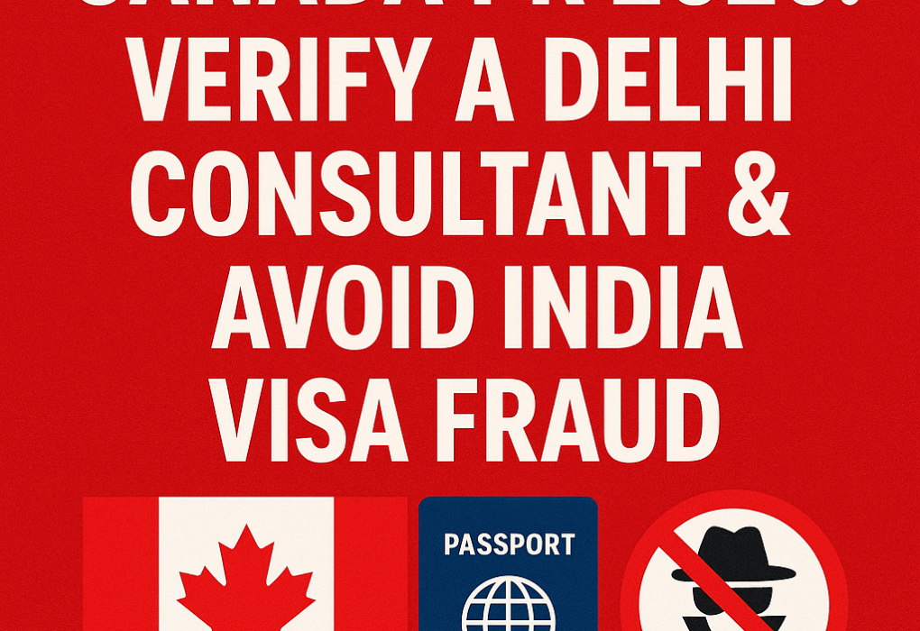 Canada PR 2026: Verify a Delhi Consultant & Avoid India Visa Fraud