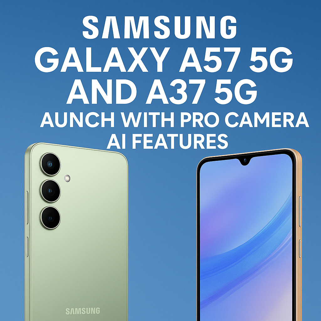 Samsung Galaxy A57 5G and A37 5G Launch With Pro Camera AI Features