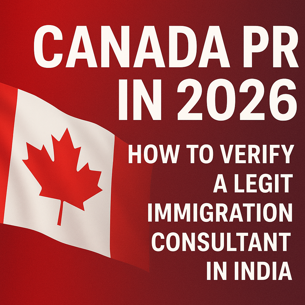 Canada PR in 2026: How to Verify a Legit Immigration Consultant in India