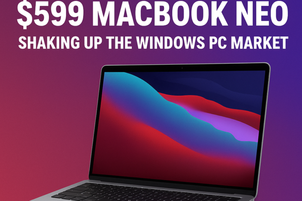 Apple Unveils 599 Dollar MacBook Neo Shaking Up the Windows PC Market