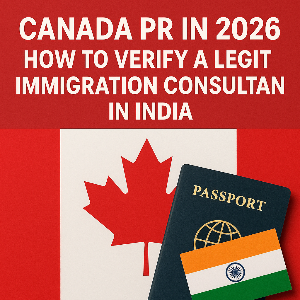 Canada PR in 2026: How to Verify a Legit Immigration Consultant in India