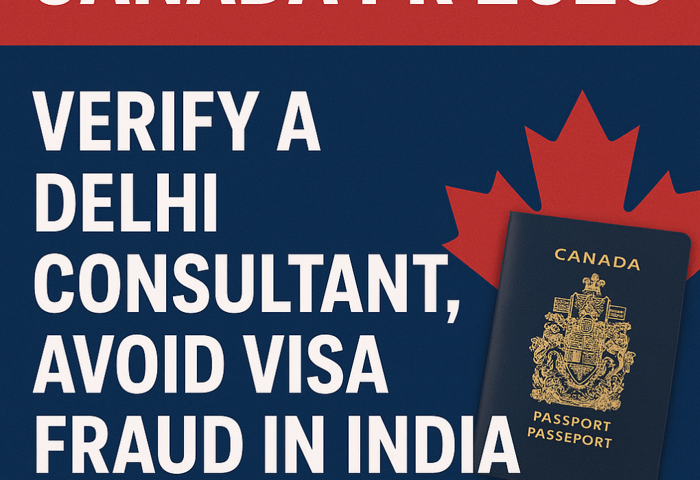 Canada PR 2026: Verify a Delhi Consultant, Avoid Visa Fraud in India
