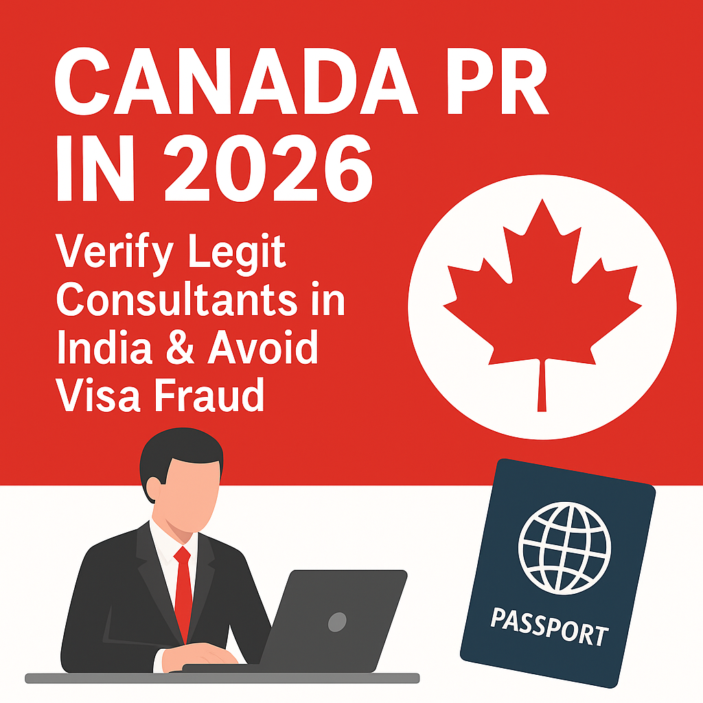 Canada PR in 2026: Verify Legit Consultants in India & Avoid Visa Fraud