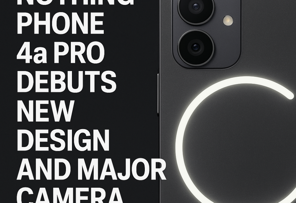 Nothing Phone 4a Pro Debuts New Design and Major Camera Upgrade