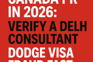 Canada PR in 2026: Verify a Delhi Consultant & Dodge Visa Fraud Fast