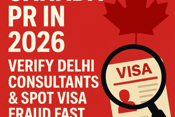 Canada PR in 2026: Verify Delhi Consultants & Spot Visa Fraud Fast
