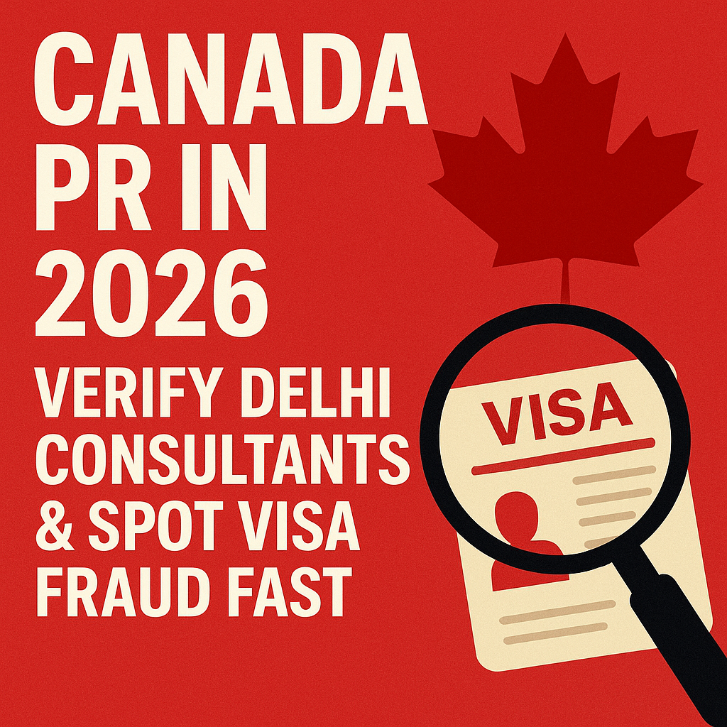Canada PR in 2026: Verify Delhi Consultants & Spot Visa Fraud Fast