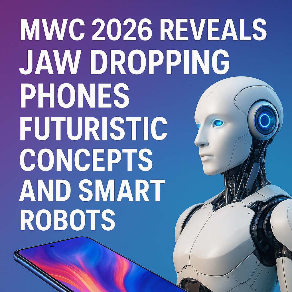 MWC 2026 Reveals Jaw Dropping Phones Futuristic Concepts and Smart Robots