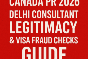 Canada PR 2026: Delhi Consultant Legitimacy & Visa Fraud Checks Guide