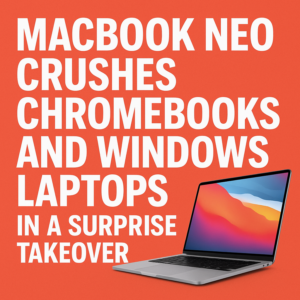MacBook Neo Crushes Chromebooks and Windows Laptops in a Surprise Takeover