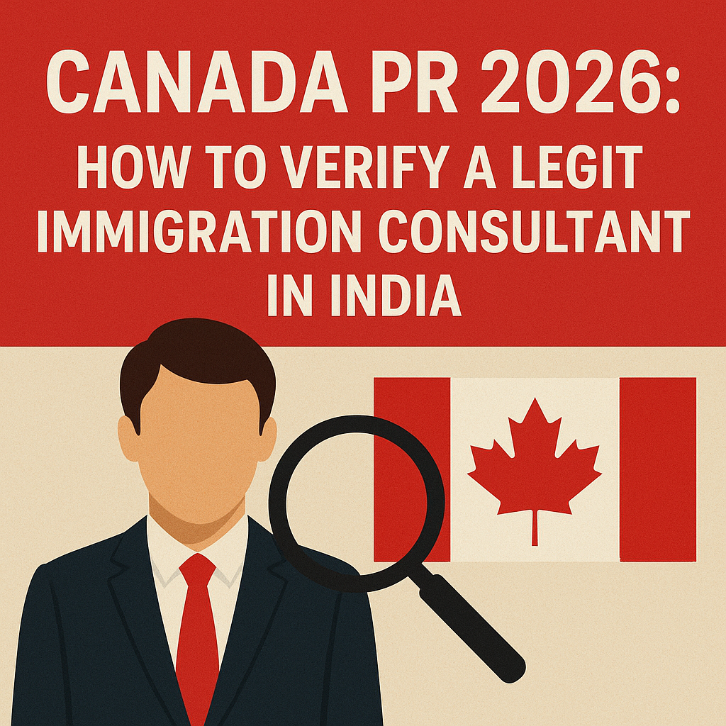 Canada PR 2026: How to Verify a Legit Immigration Consultant in India