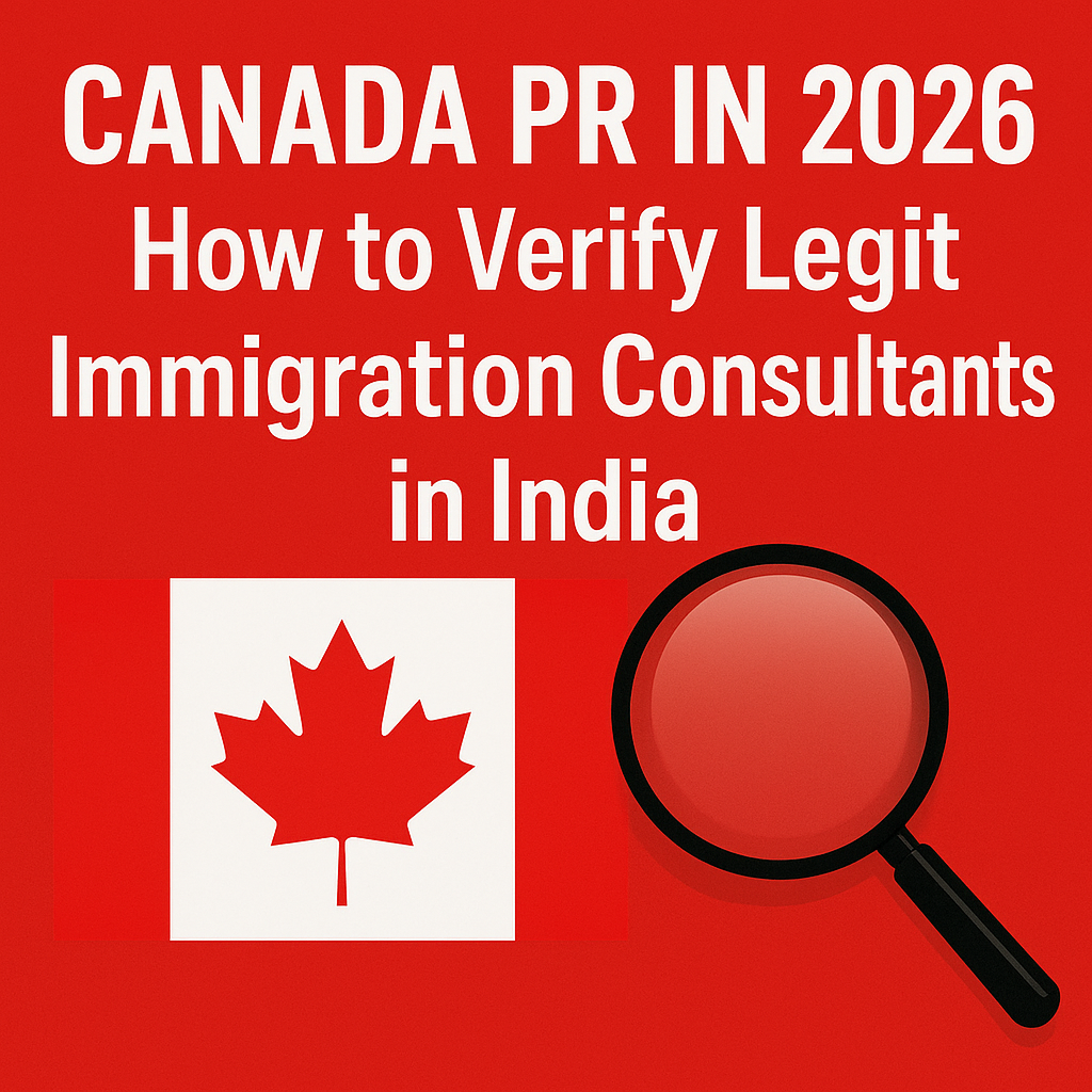 Canada PR in 2026: How to Verify Legit Immigration Consultants in India