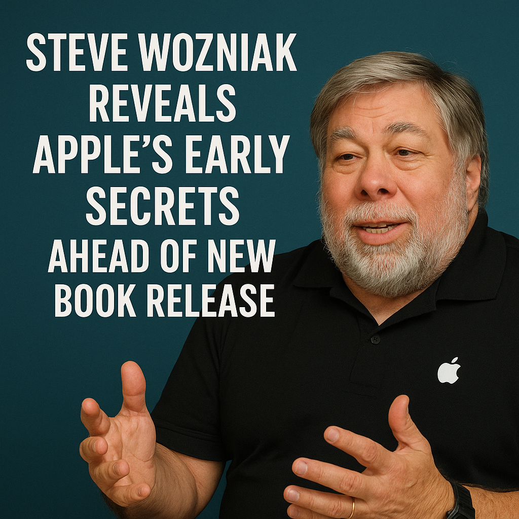 Steve Wozniak Reveals Apple’s Early Secrets Ahead of New Book Release