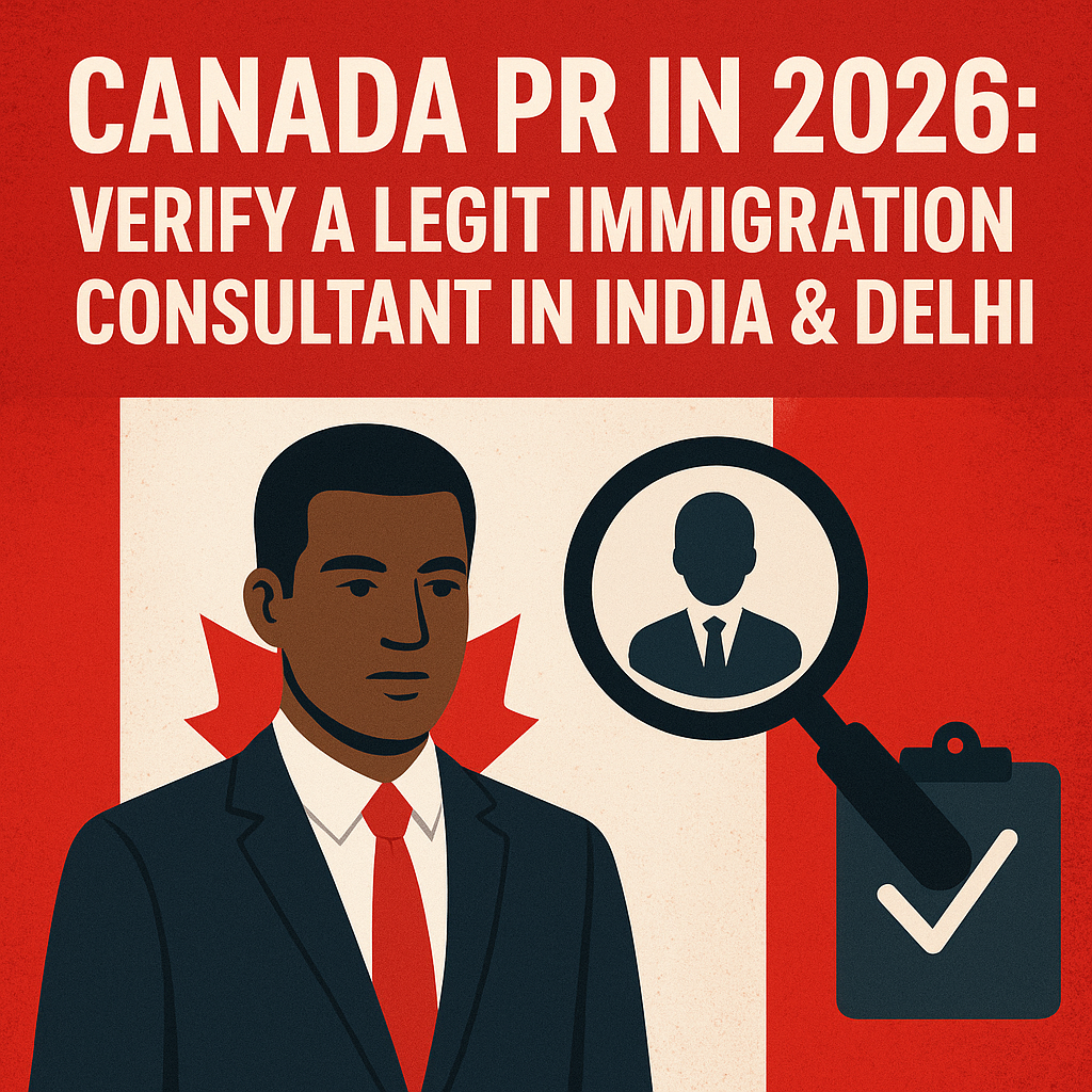 Canada PR in 2026: Verify a Legit Immigration Consultant in India & Delhi