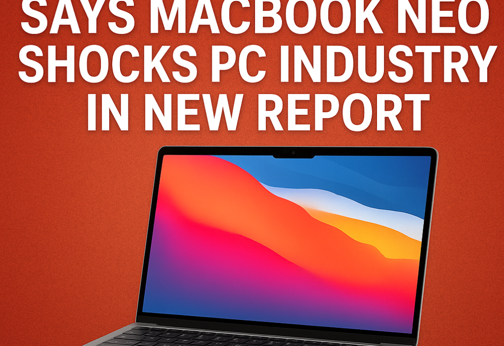 Asus Co-CEO Says MacBook Neo Shocks PC Industry in New Report