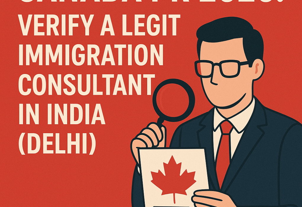 Canada PR 2026: Verify a Legit Immigration Consultant in India (Delhi)