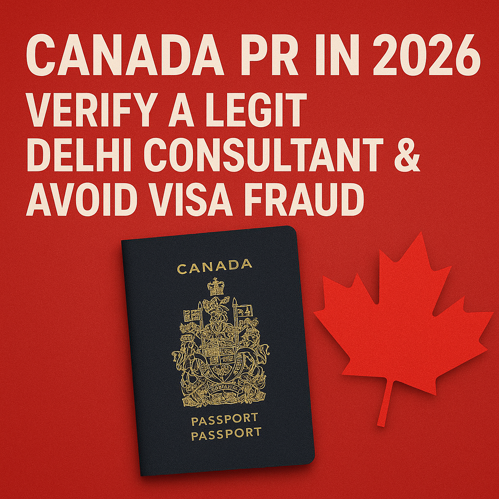 Canada PR in 2026: Verify a Legit Delhi Consultant & Avoid Visa Fraud