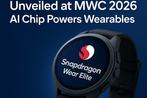 Snapdragon Wear Elite Unveiled at MWC 2026 AI Chip Powers Wearables