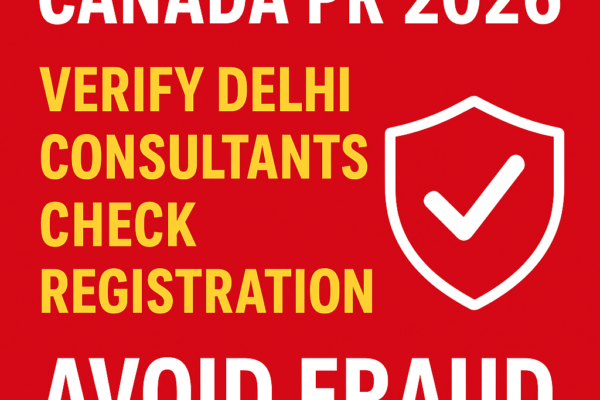 Canada PR 2026: Verify Delhi Consultants, Check Registration & Avoid Fraud