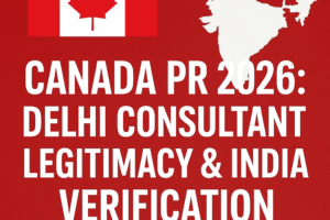 Canada PR 2026: Delhi Consultant Legitimacy & India Verification Checklist