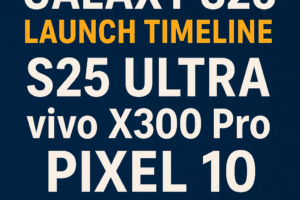 Galaxy S26 Launch Timeline S25 Ultra vivo X300 Pro Pixel 10 Threats