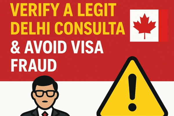 Canada PR 2026: Verify a Legit Delhi Consultant & Avoid Visa Fraud