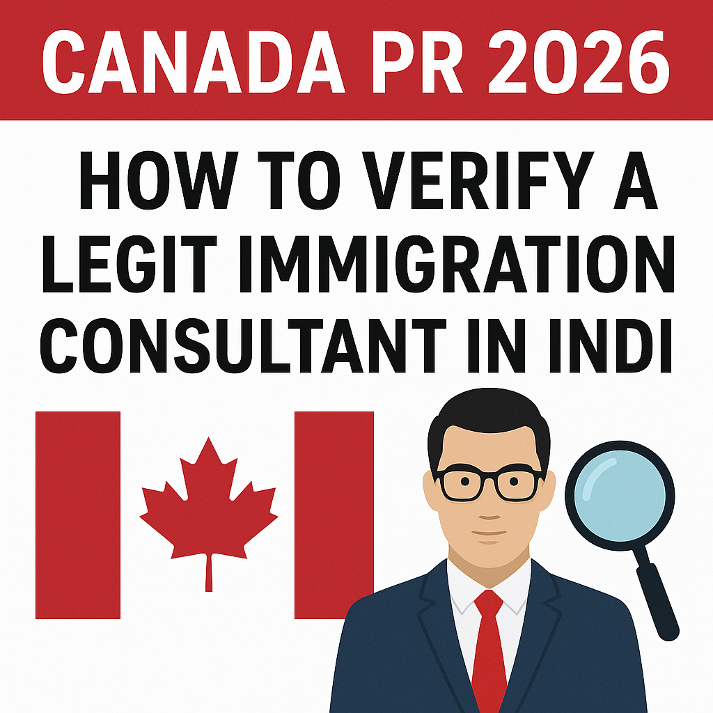 Canada PR 2026: How to Verify a Legit Immigration Consultant in India
