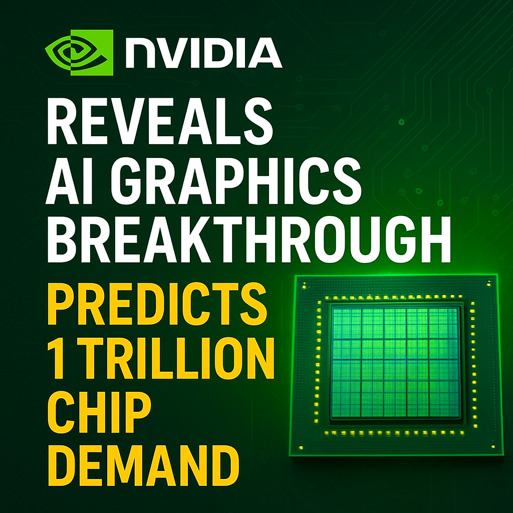 NVIDIA Reveals AI Graphics Breakthrough Predicts 1 Trillion Chip Demand