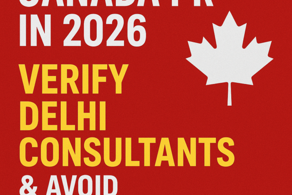 Canada PR in 2026: Verify Delhi Consultants & Avoid Immigration Fraud